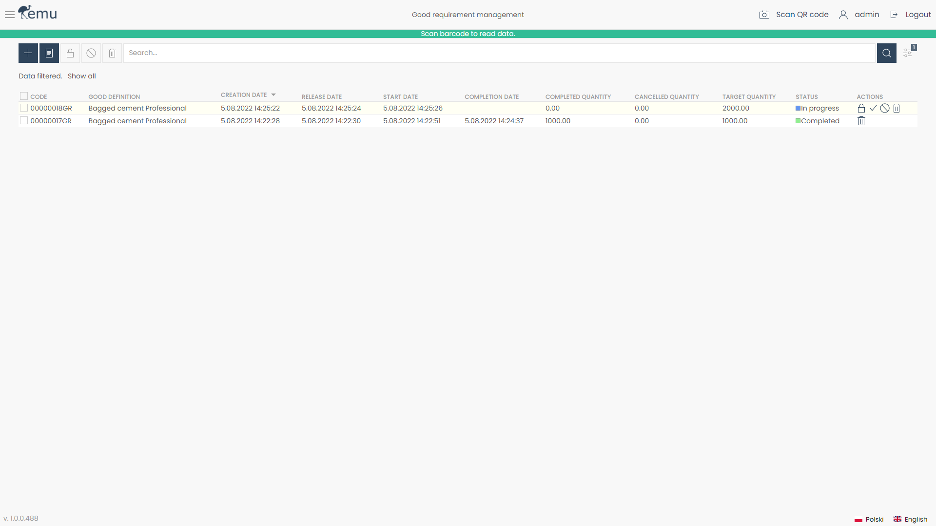 Production management